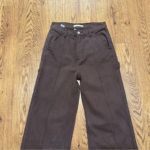- PacSun Brown Ultra High Waisted Fitted Flare Pants - Picture 9 of 13